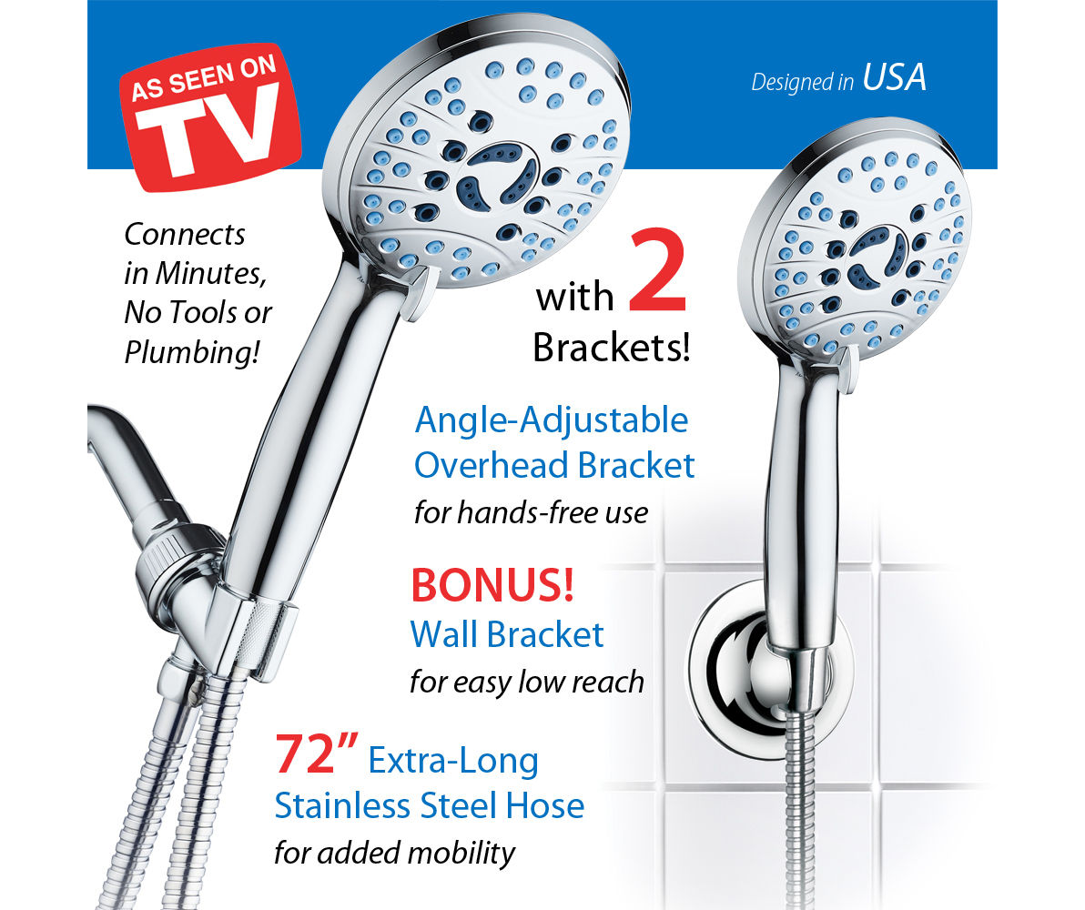 As Seen On TV 8Setting Aqua Care Shower Head Big Lots