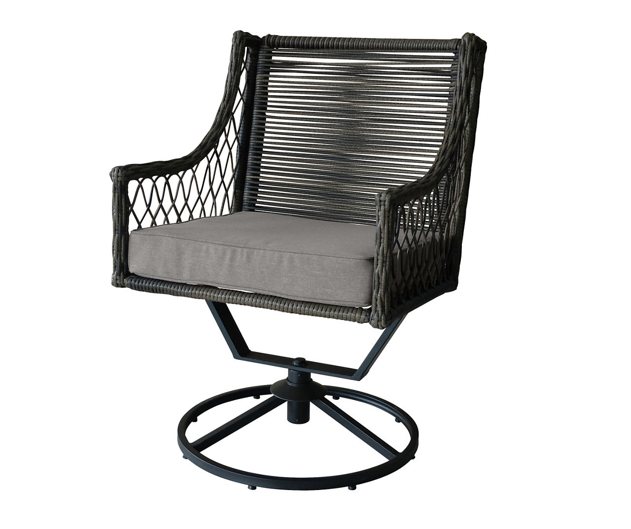 Real Living Real Living Arrow Ridge Wicker Cushioned Patio Swivel