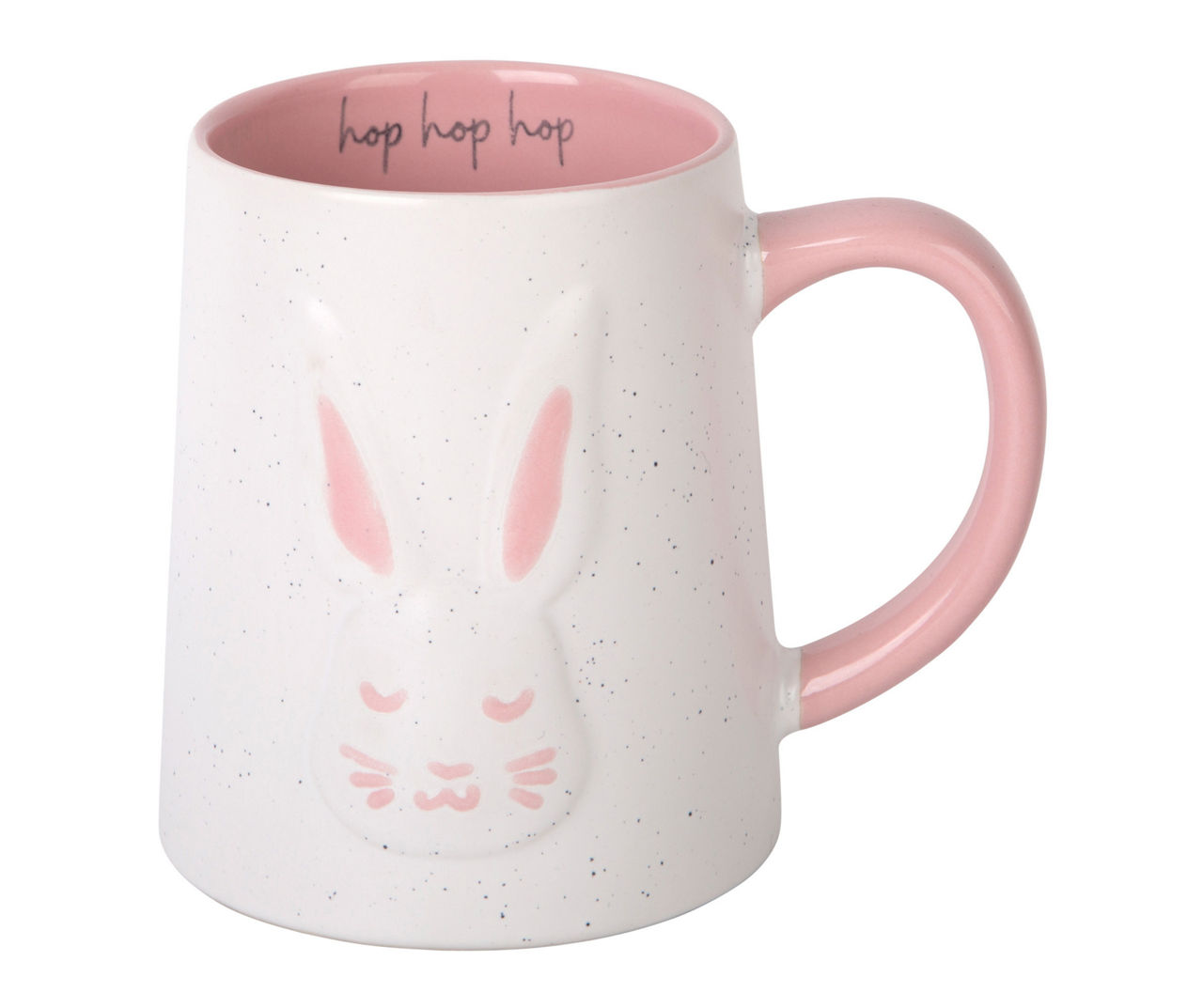 White Speckled Bunny Mug