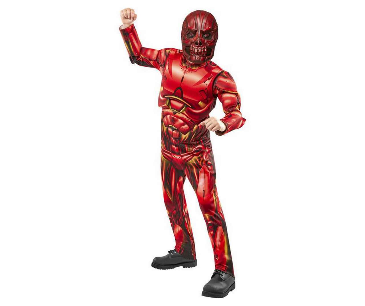 Kids Size L Light-Up Red Cyborg Costume