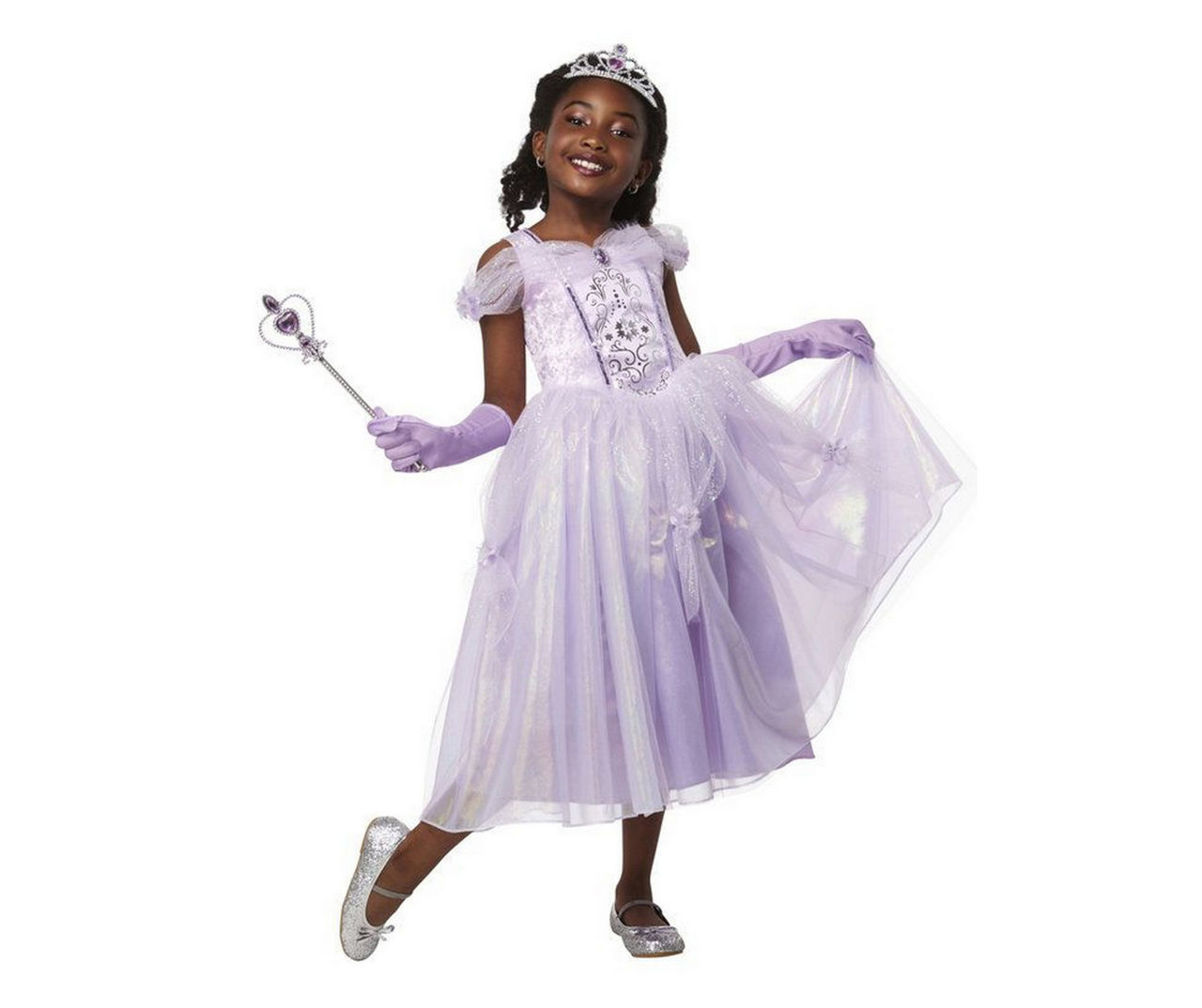 Kids Size M Lavender Princess Costume