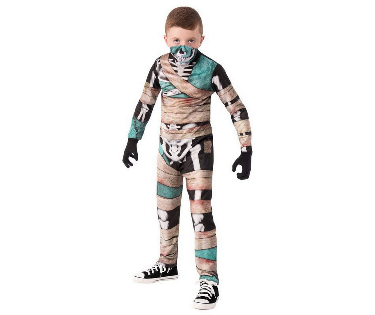 Rubies Rubies Kids HalfMasked Skeleton Costume Big Lots
