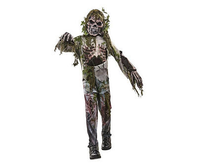 Kids Size M Swamp Zombie Costume