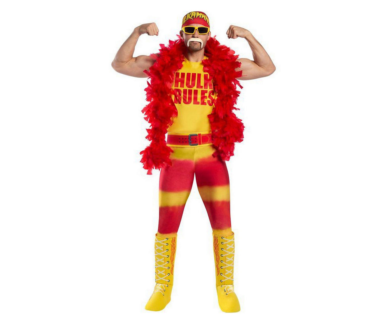 Men's Size M WWE Hulk Hogan Costume