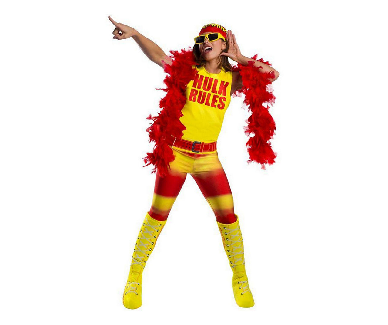 Women's Size S WWE Hulk Hogan Costume
