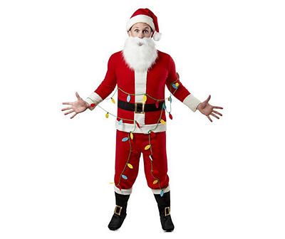 Adult Size X-Large National Lampoon's Christmas Vacation Clark Griswold Santa Costume