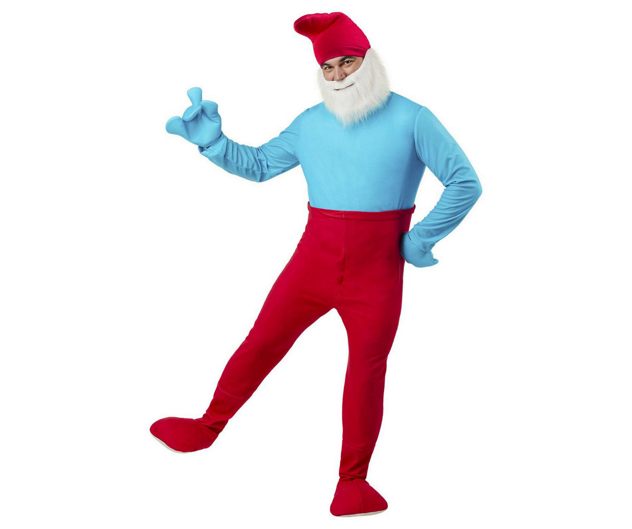 Rubies Rubies Adult The Smurfs Papa Smurf Costume | Big Lots