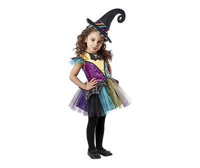 Toddler Size 4T Patchwork Witch Costume