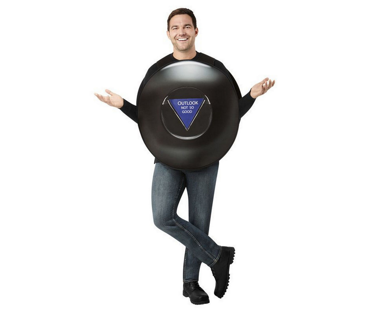 Rubies Mattel Games: Magic 8 Ball Child Costume One Size Fits Most