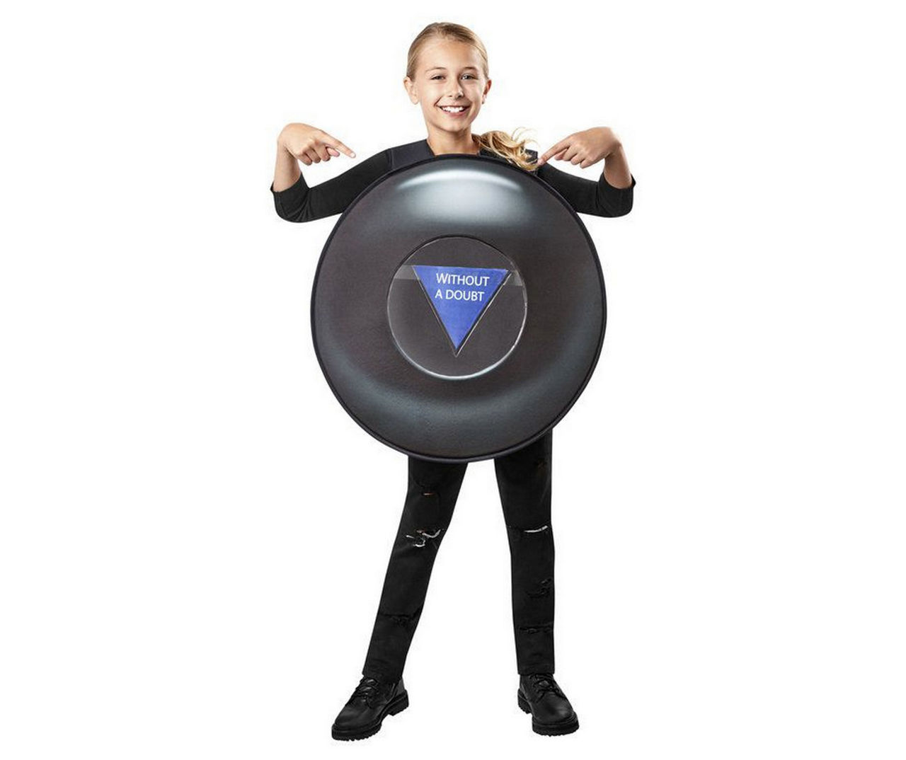 Kids One-Size Mattel Games Magic 8 Ball Sandwich Board Costume