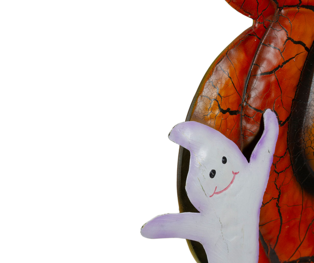 "Boo" Ghost & Pumpkin Stack Yard Stake