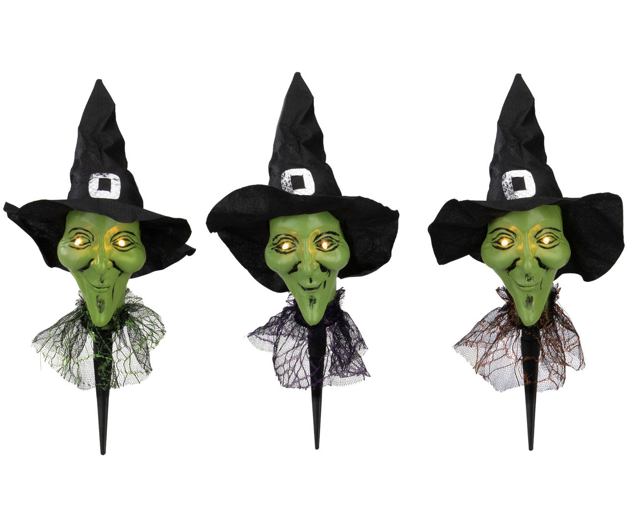 Creepy Lantern Pathway Markers - 3 Pack by Spirit Halloween 01523414