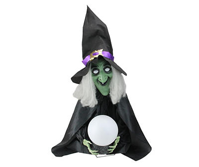 Sitting Fortune Witch LED Tabletop Decor