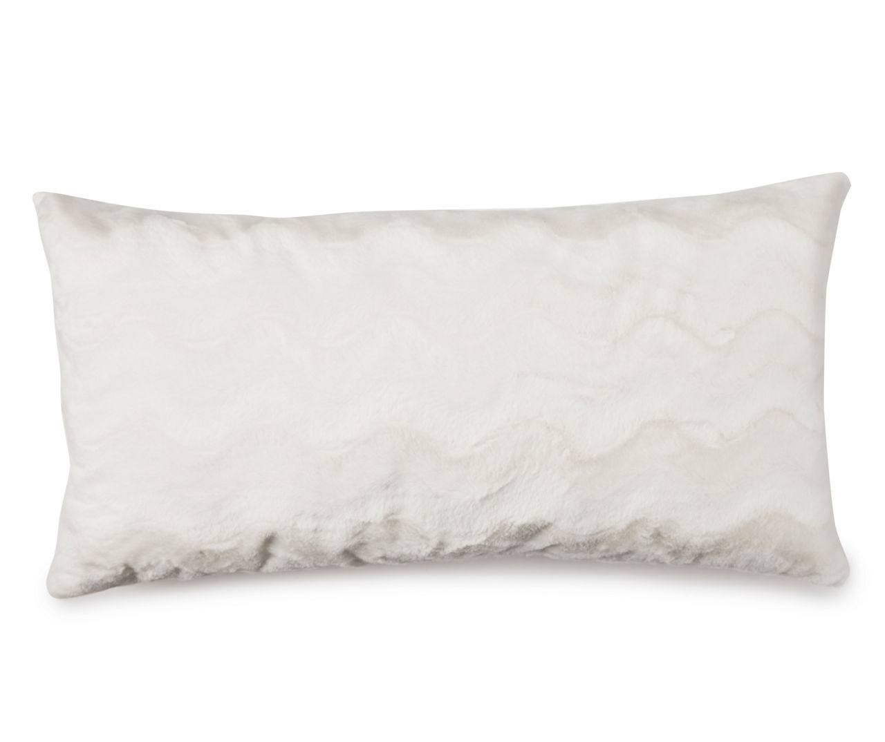 Zigzag Faux Fur Bed Rest Pillow