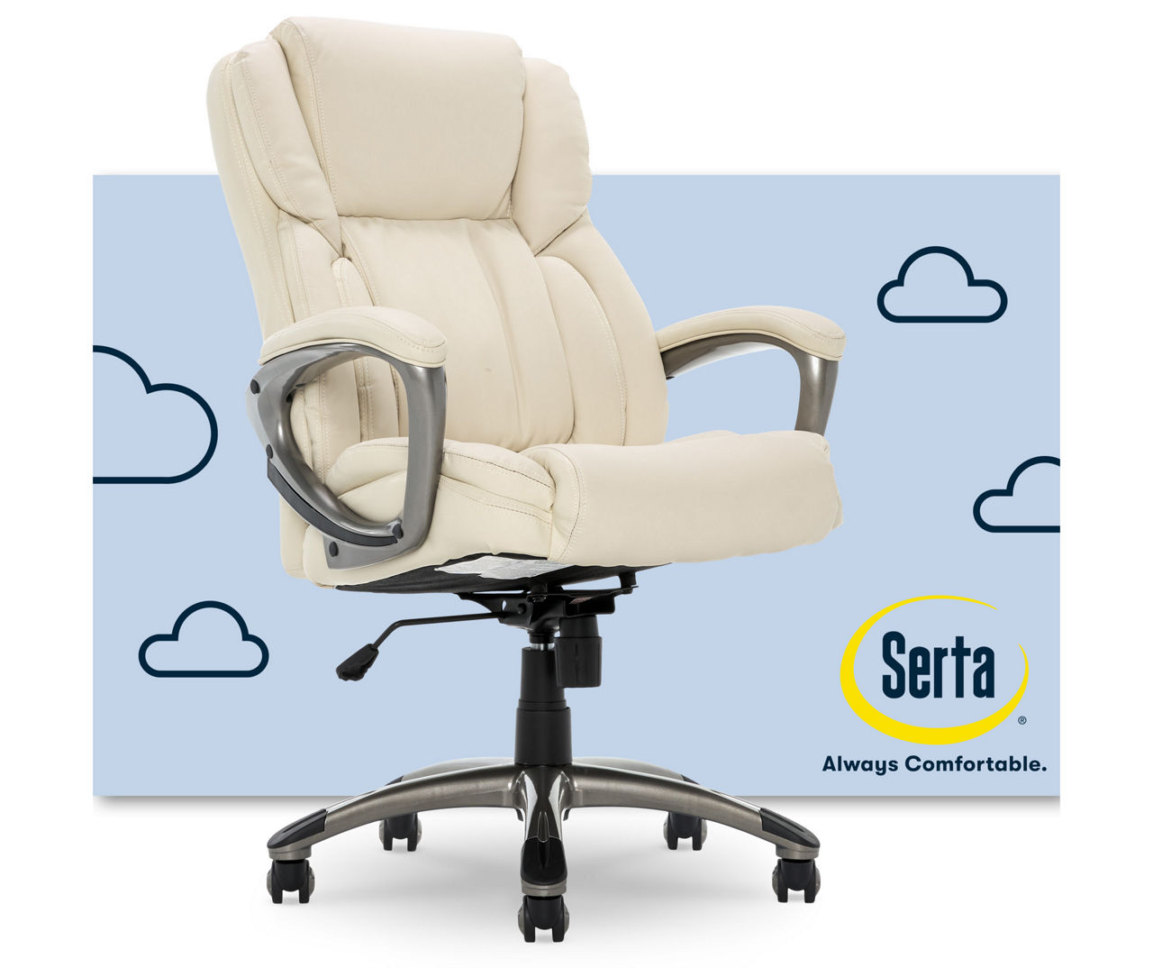 Serta bonded best sale leather executive chair