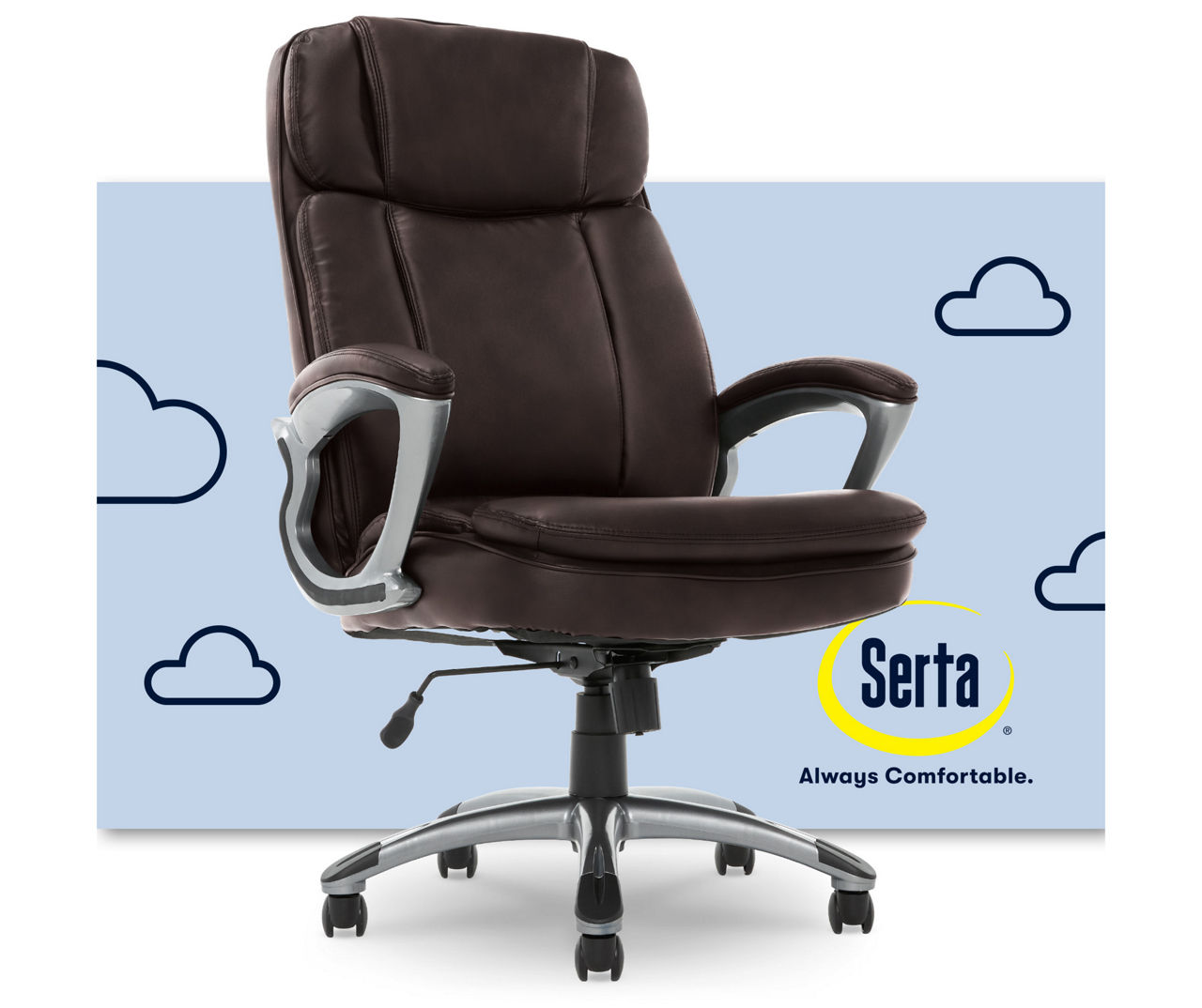 Serta big and tall office chair top