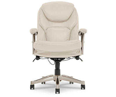 Claremont Ivory Bonded Leather Office Chair