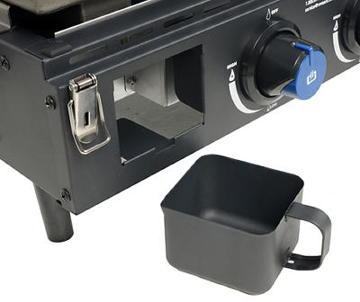 3-Burner Portable Gas Griddle with Lid