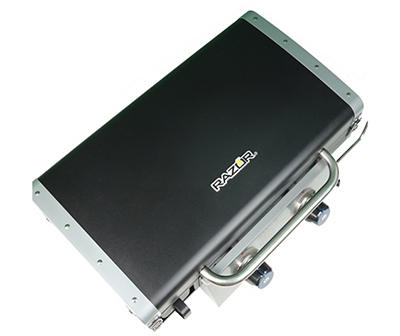 2-Burner Portable Gas Griddle with Lid