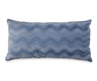 Windward Blue Wavy Stripe Body Pillow