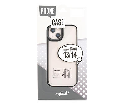 Black & Clear Metallic iPhone 13/14 Case