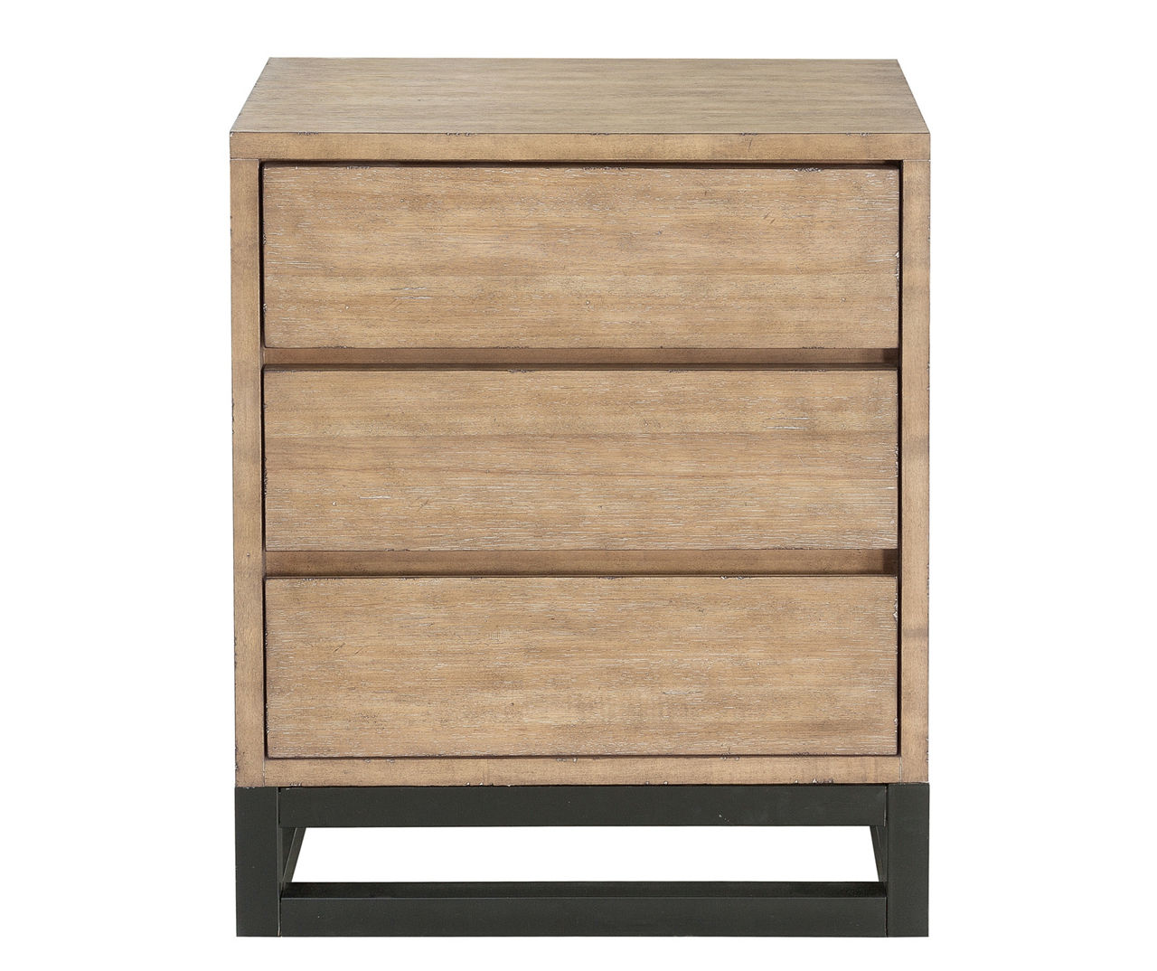Modern Industrial 3Drawer Nightstand Big Lots