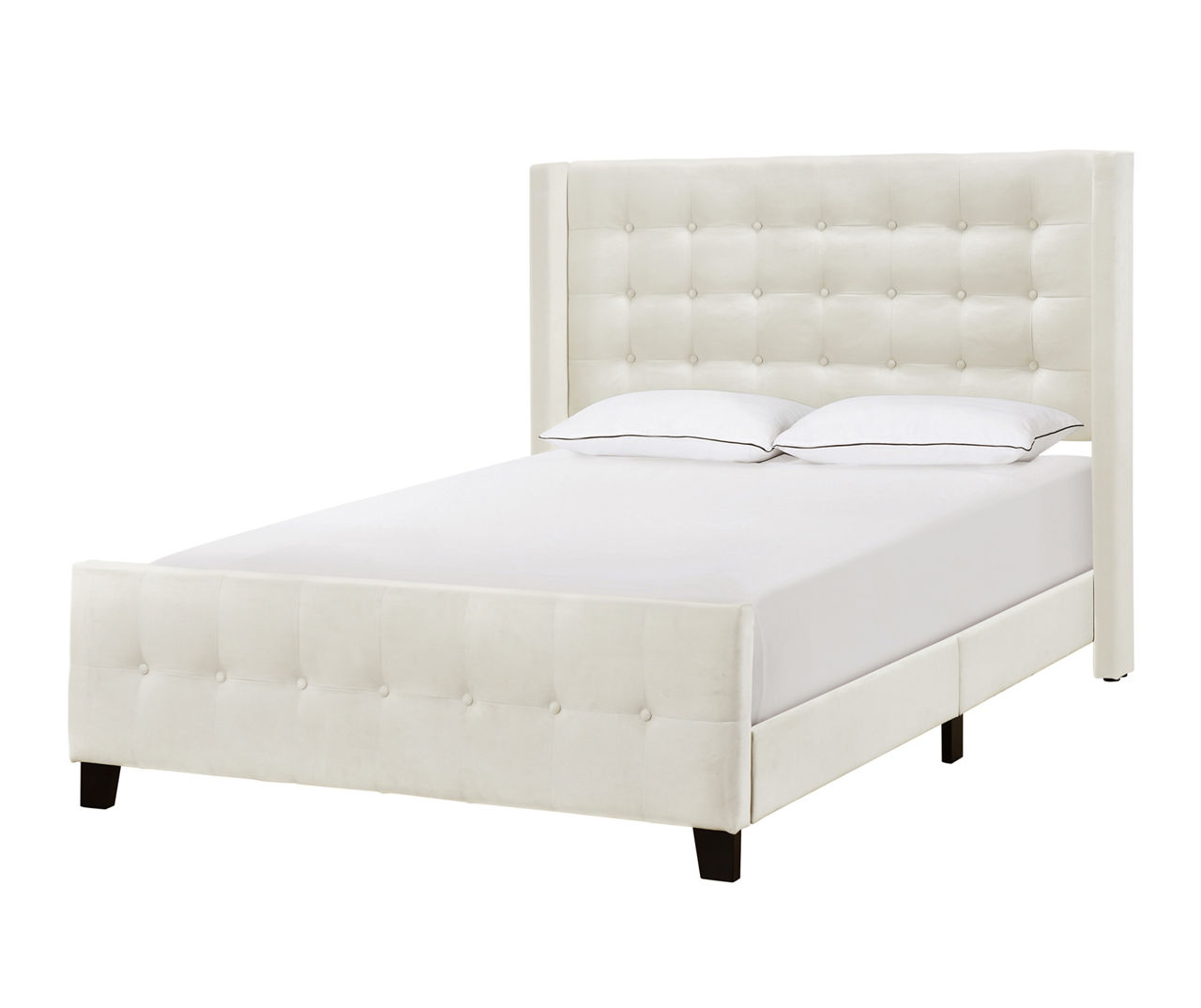 Costello Fully Upholstered Queen Bed Ivory