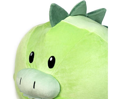 Green Dino Ready to Hug Round Plush
