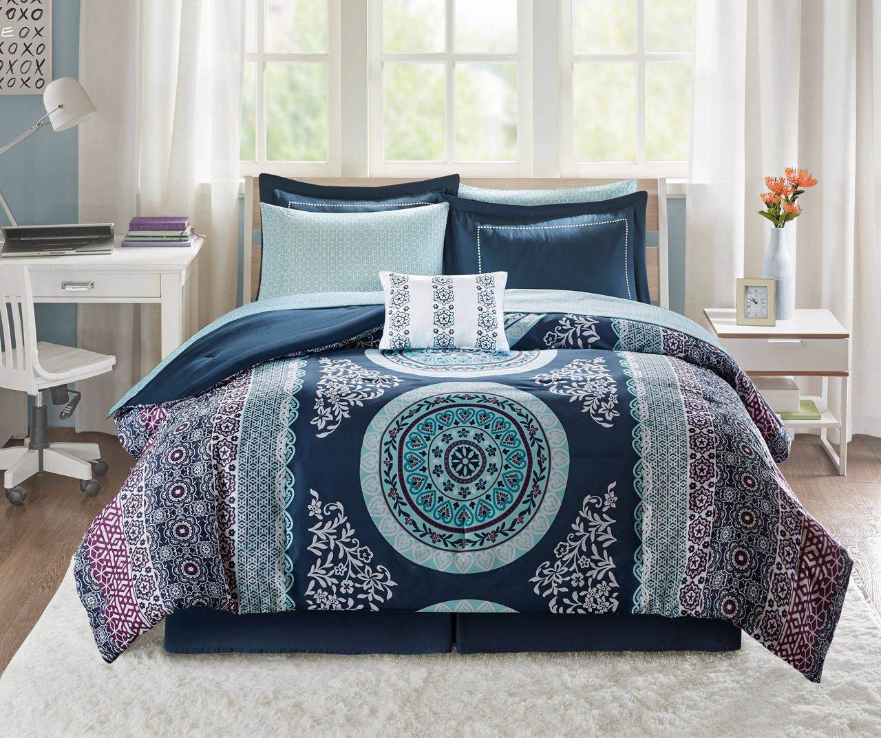 Blaire Boho Medallion Comforter Set Big Lots
