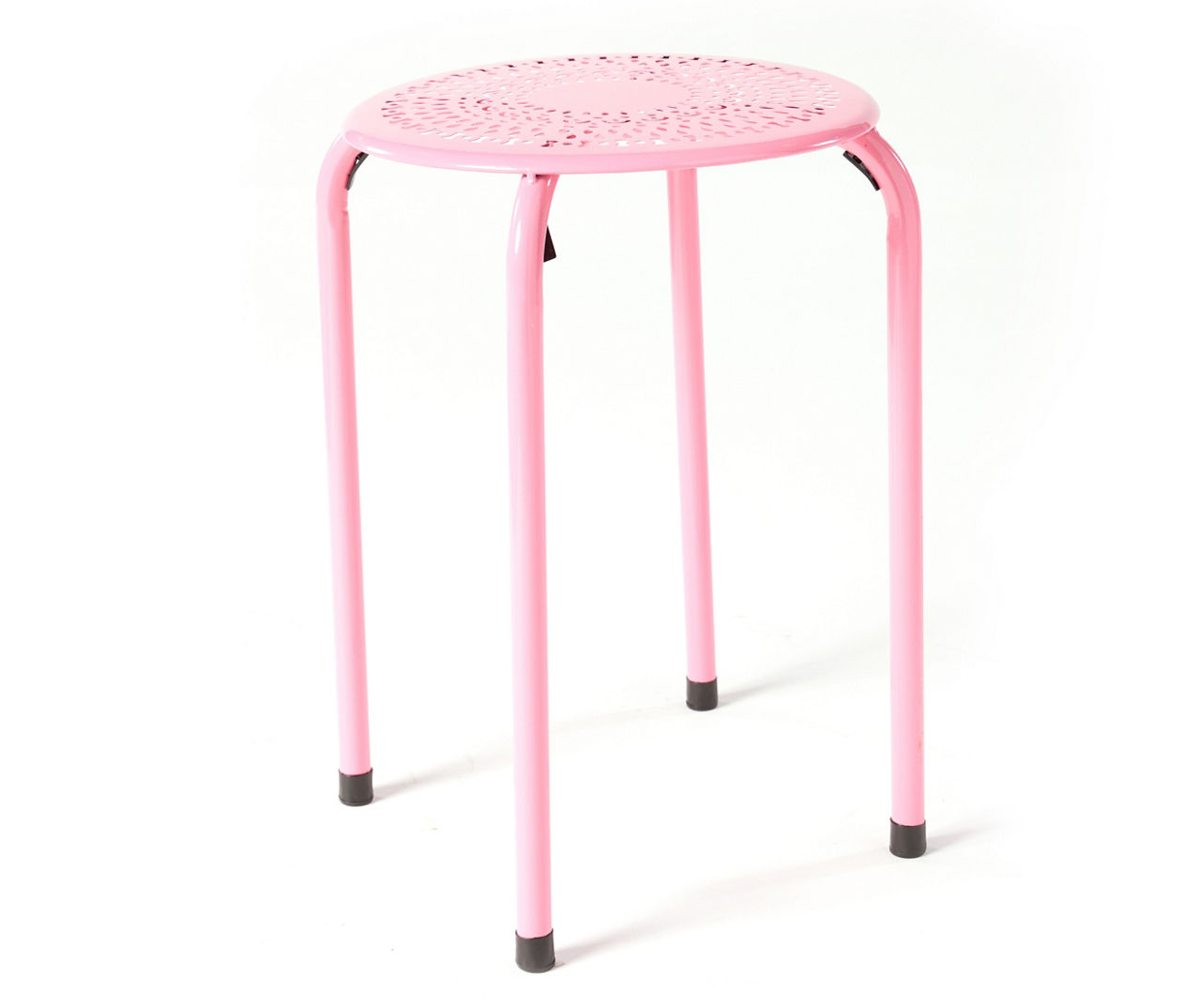 Pink deals metal stool