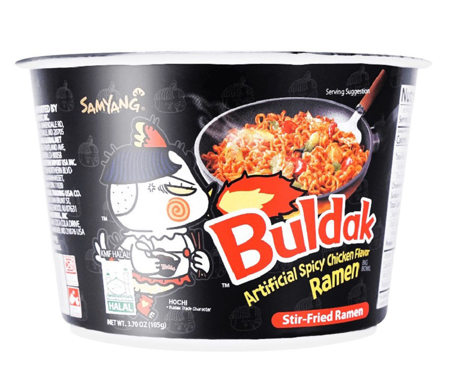 Samyang, Buldak Stir-Fried Spicy Chicken Ramen, Original, 3.7 oz