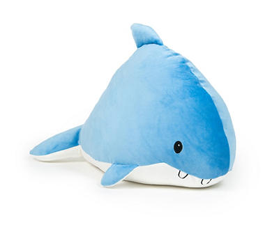 Blue Shark Ready to Hug Round Plush
