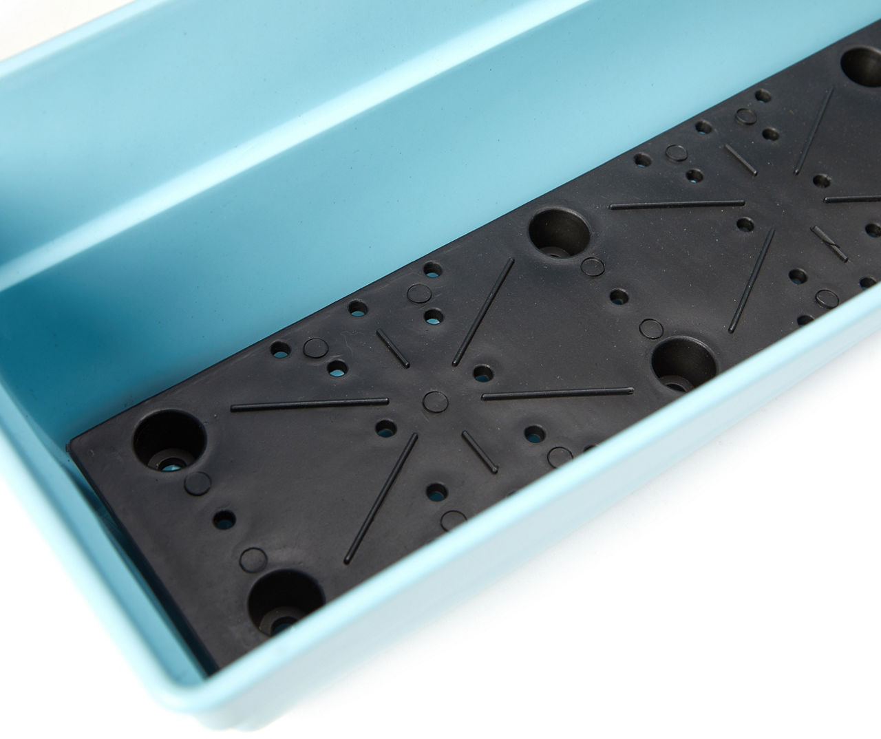 24" Blue Plastic Window Box Planter