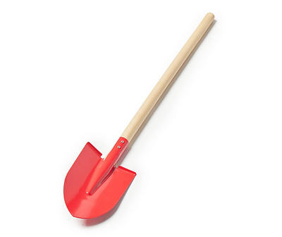Red Long-Handle Kids' Shovel