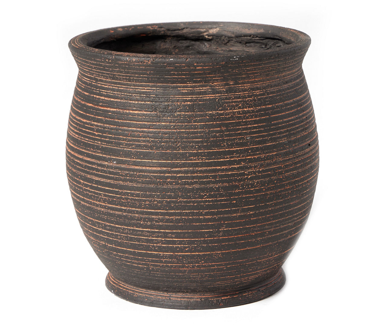8" Brown Pottery Planter