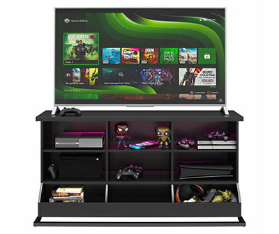NTense Grind Black LED Gaming Console & TV Stand