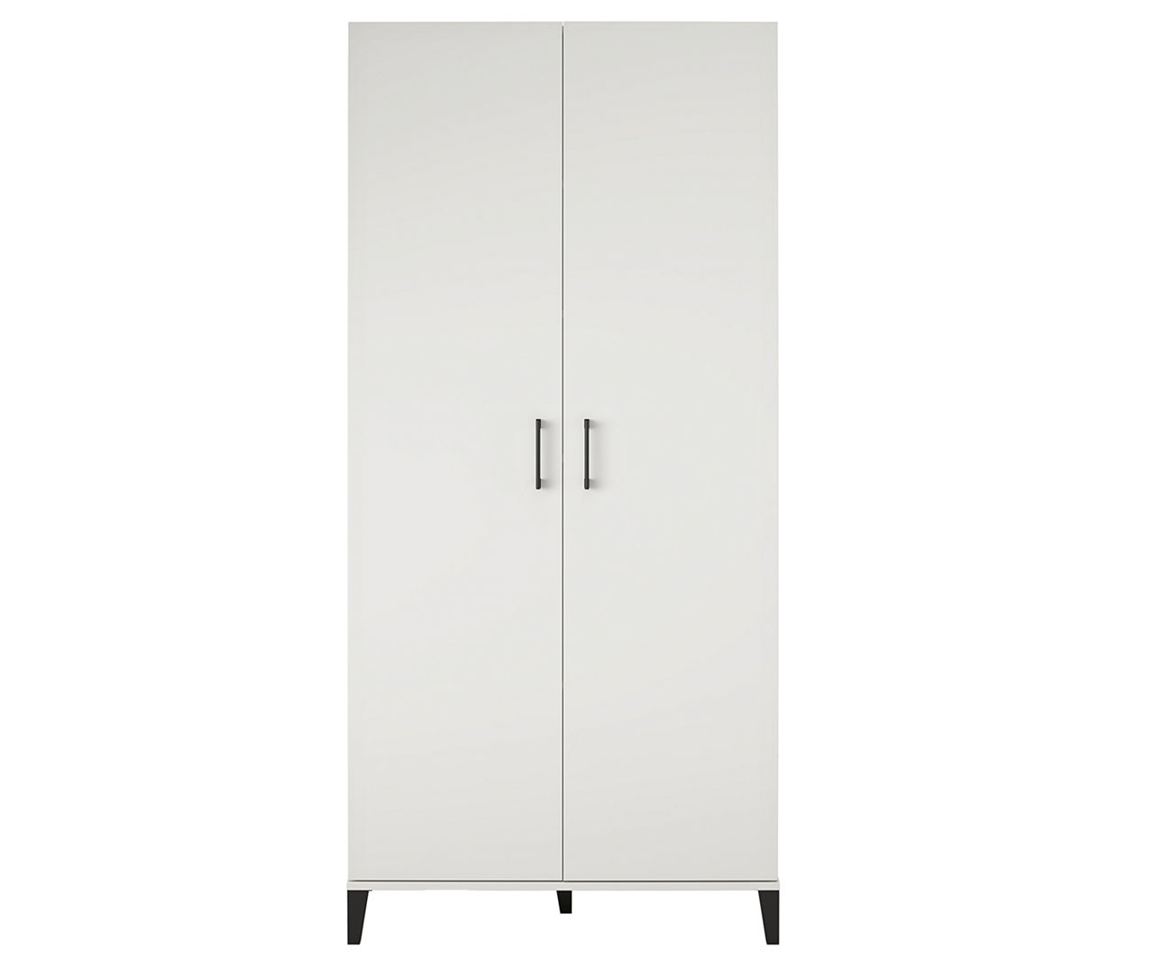 System Build Amplus White 2-Door Storage Cabinet