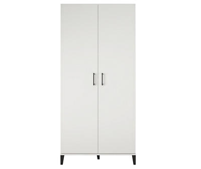 Amplus White 2-Door Storage Cabinet