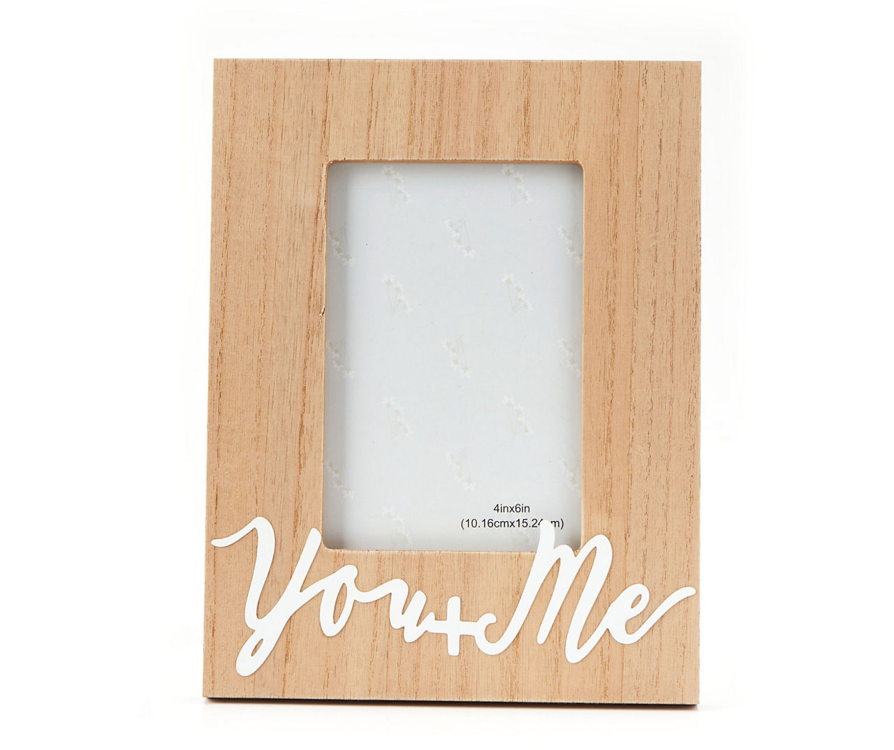 "You + Me" Tabletop Photo Frame, (4" x 6") Big Lots
