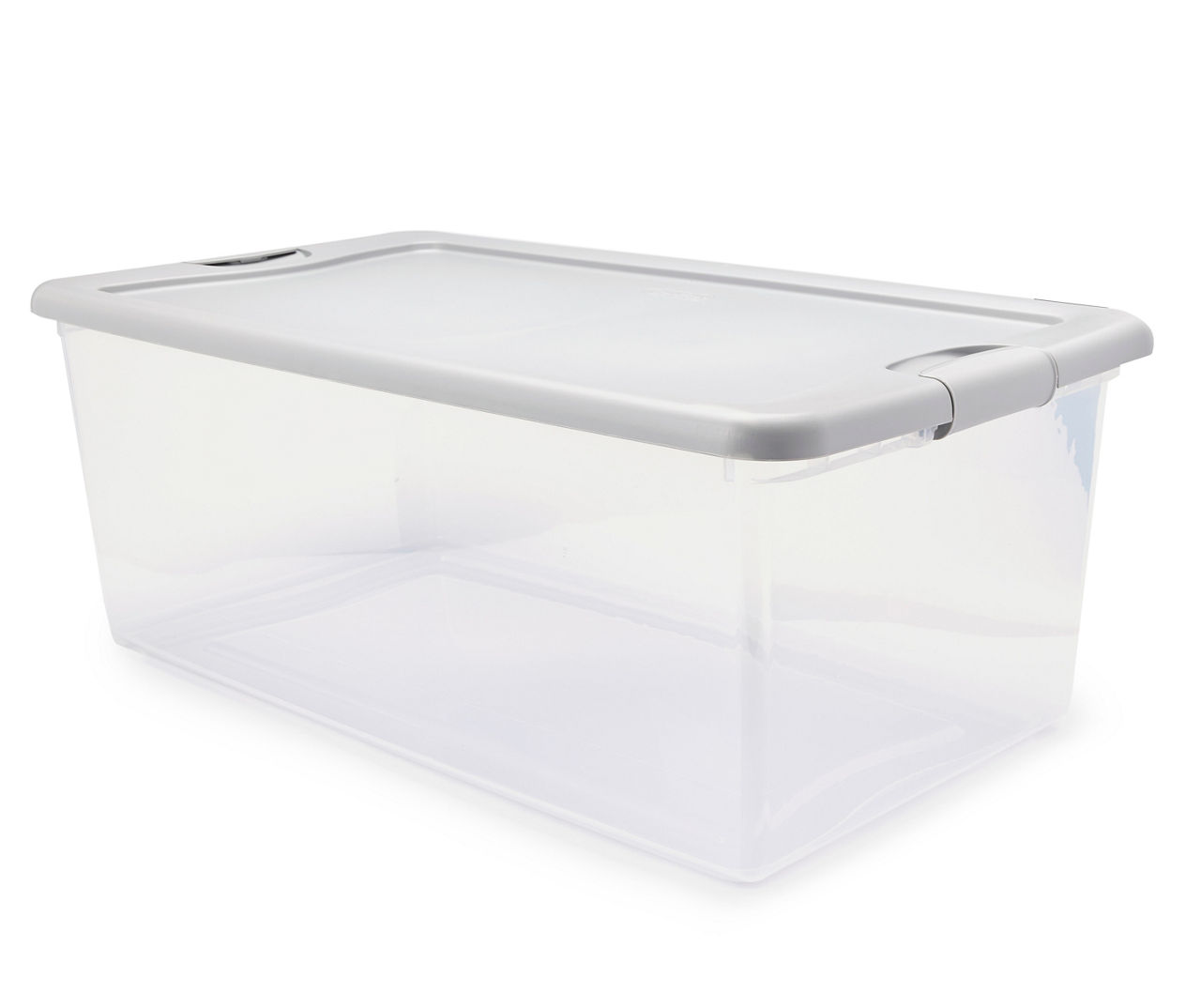 Sterilite Gray Mist 56-Quart Underbed Latching Storage Box with Wheels