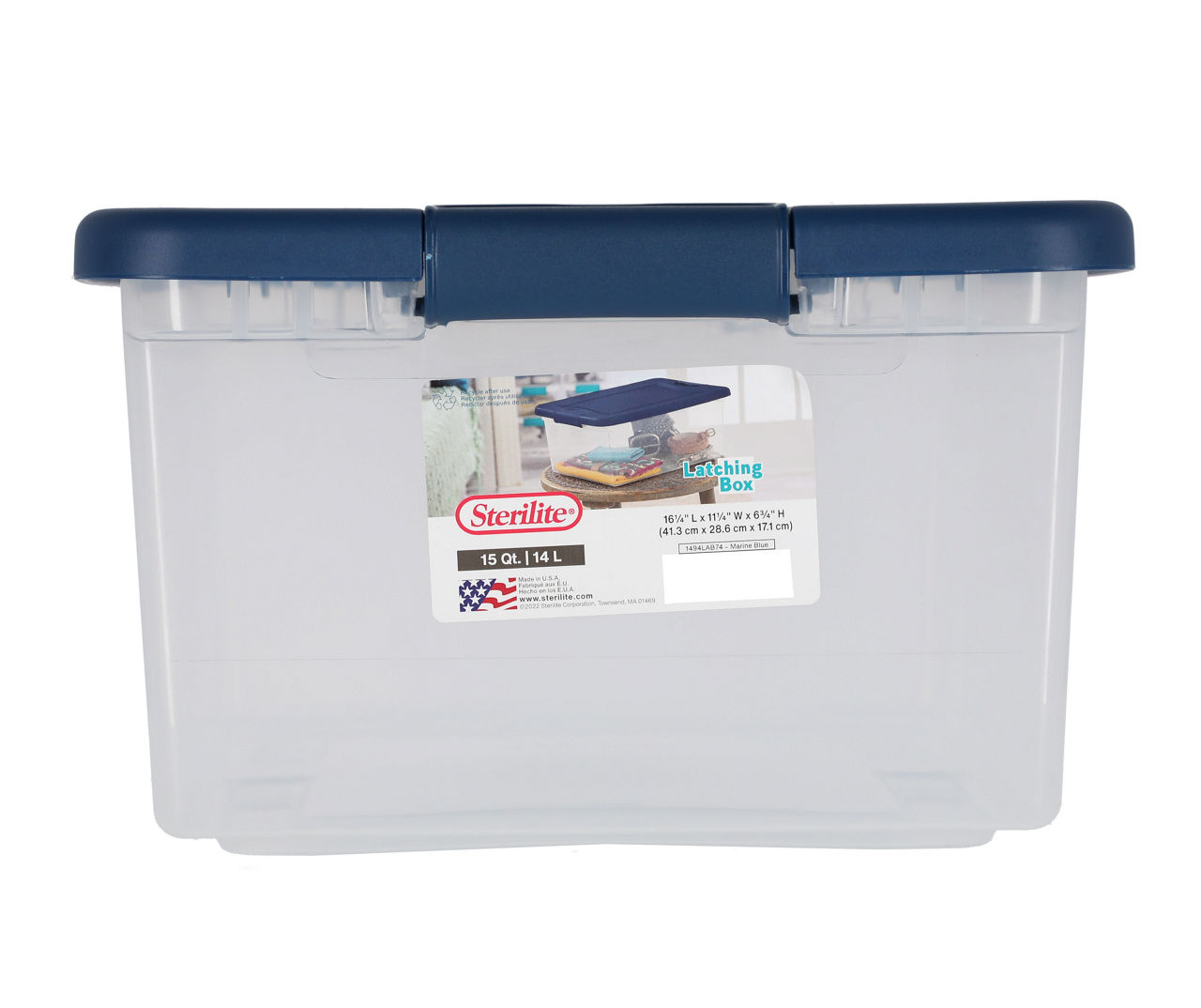 Sterilite 15Quart Latching Storage Box Big Lots