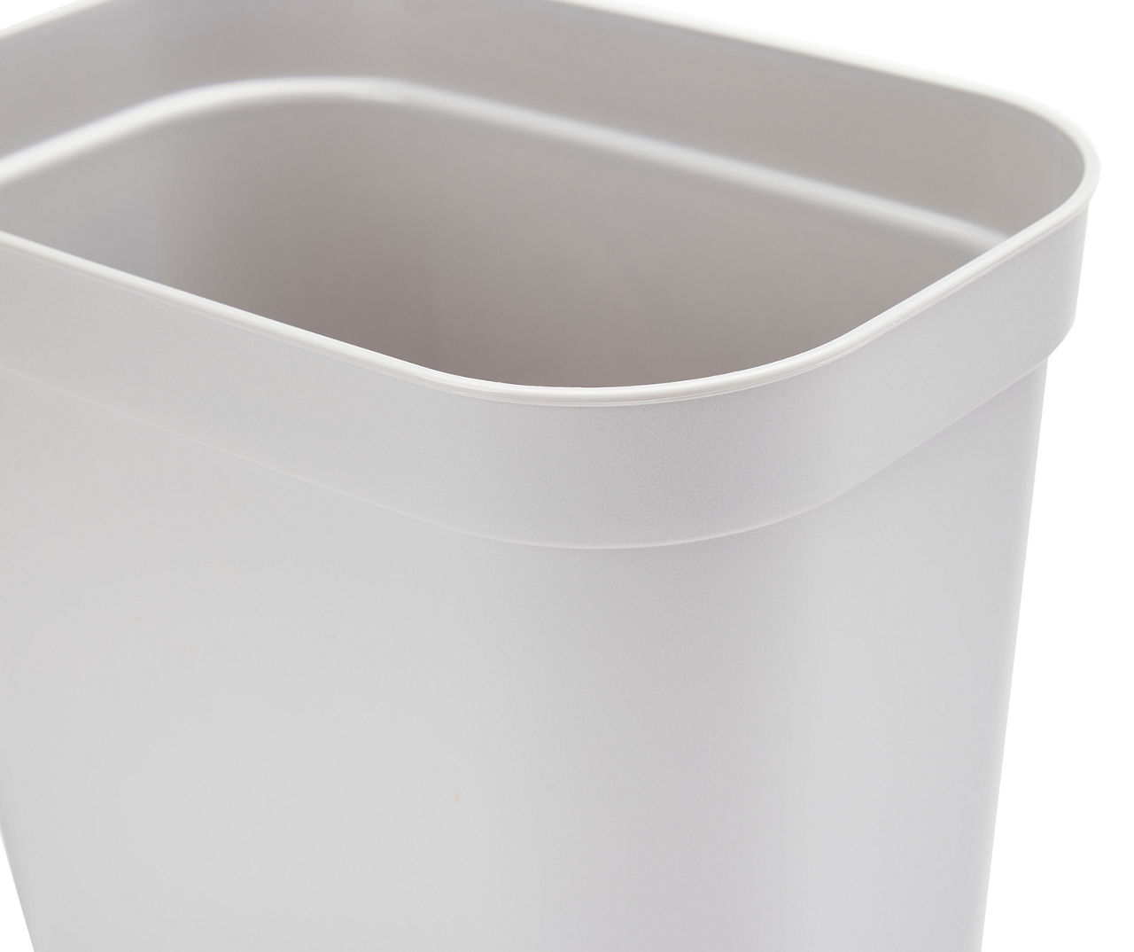 Gray Mist 2.5-Gallon Vanity Wastebasket