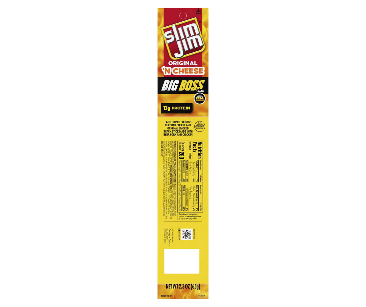 Slim Jim Original & Cheese Big Boss Snack Sticks, 2.3 Oz. | Big Lots