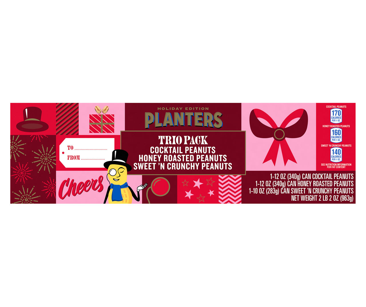 Holiday Trio Peanut Pack, 34 Oz.