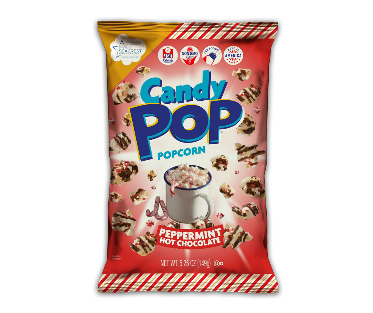 Peppermint Hot Chocolate Popcorn, 5.25 Oz.