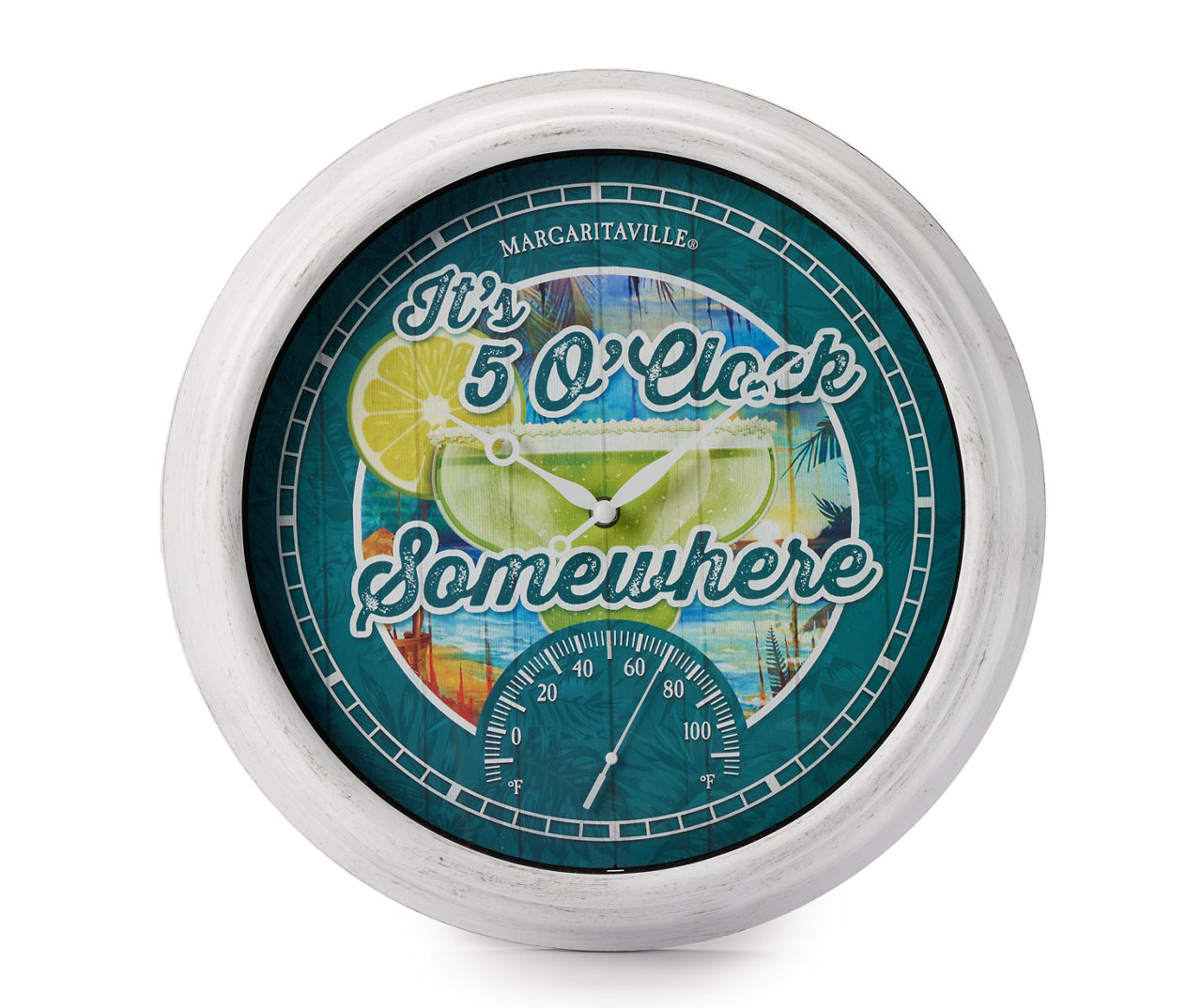 Margaritaville Margaritaville Indoor/Outdoor Wall Clock Big Lots