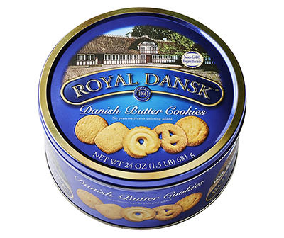 Danish Butter Cookies 24 oz. Canister