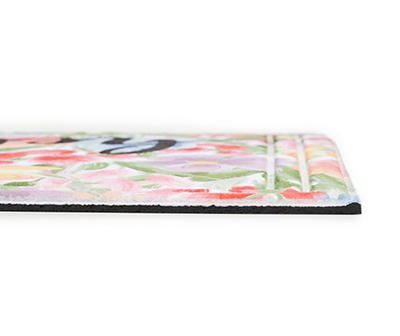 "Hello Spring" Floral Doormat, (18" x 30")
