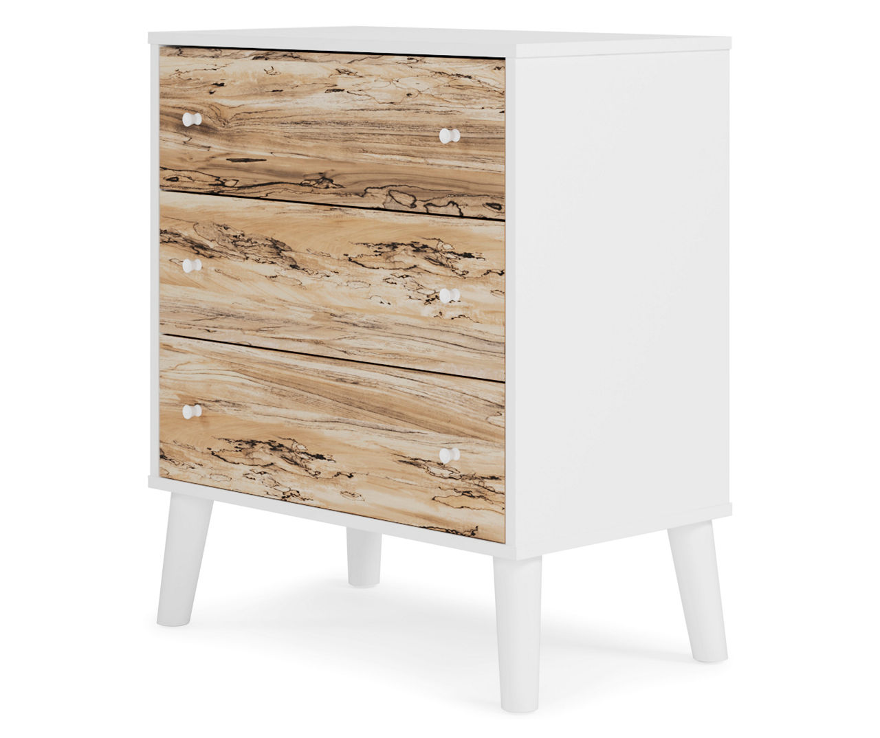 Piperton White 3-Drawer Storage Chest