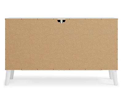 Piperton White 6-Drawer Dresser